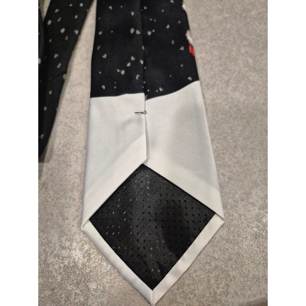 Santa Let It Snow Christmas Novelty Tie Holiday Mens Necktie Festive‎ Nutcracker - Picture 10 of 11